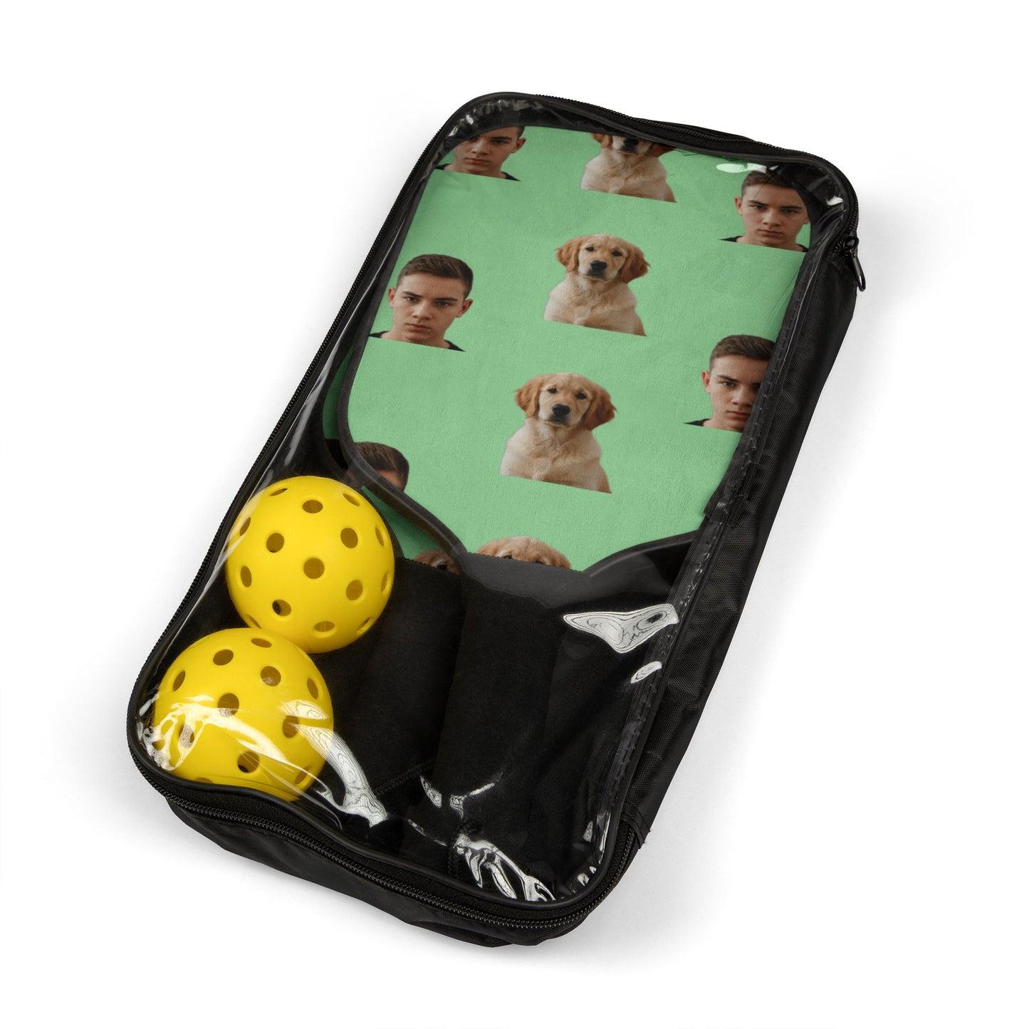 Personalized Pickle Ball Kit (2x Racquets & Case)