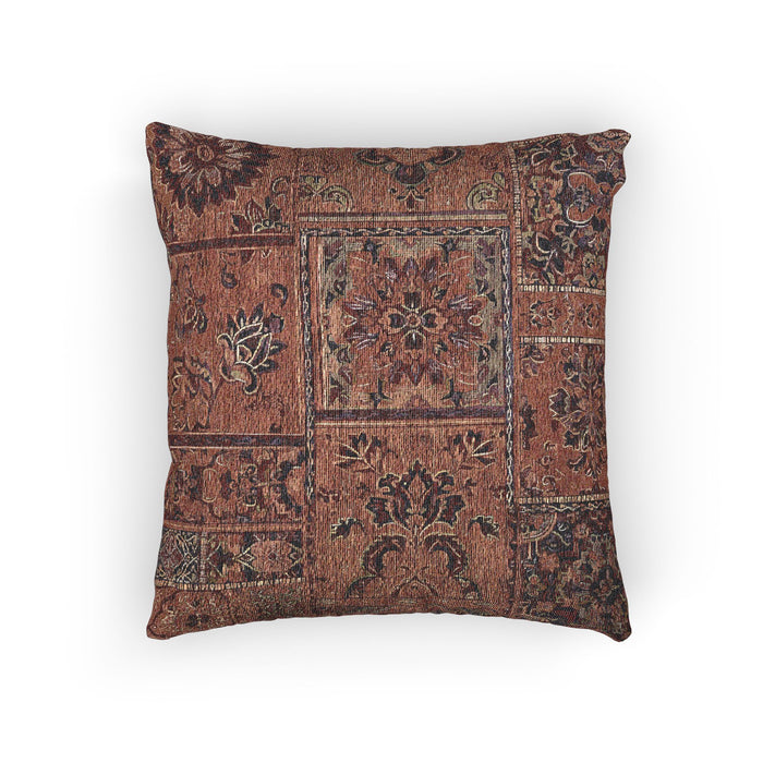 Cozy Boho Woven Pillow