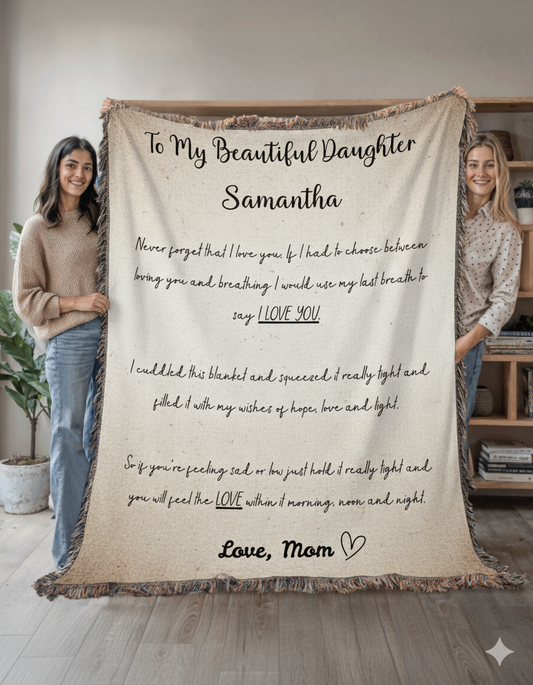 Artwork Heirloom Woven Blanket (Portrait)