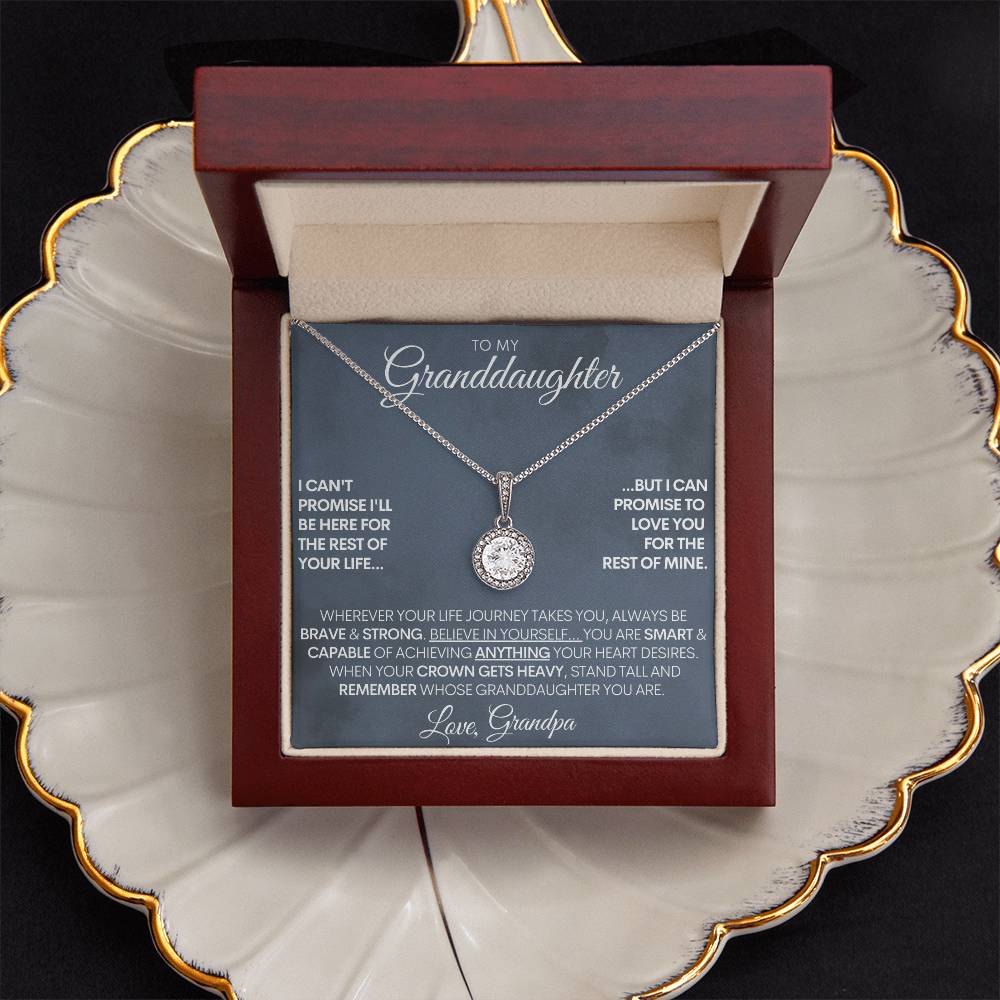 Gift for Granddaughter, Custom Signature, 14k Gold Elegant Pendant, 15th Birthday, Christmas Celebration