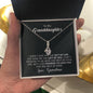 To My Granddaughter - The Gift of You - Beautiful 14k White Gold Pendant Necklace