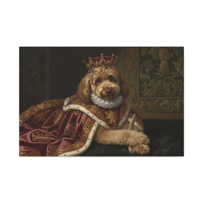 Personalized Royal Pet Renaissance - Stretched Canvas Art - (Photo Upload)