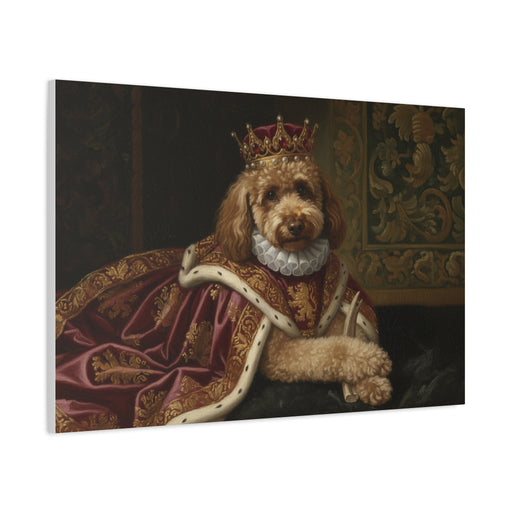 Personalized Royal Pet Renaissance - Stretched Canvas Art - (Photo Upload)
