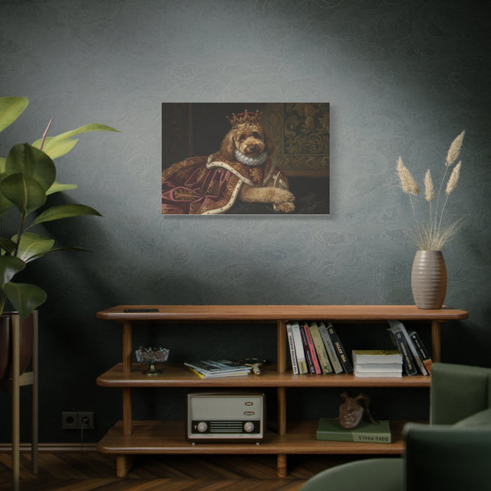 Personalized Royal Pet Renaissance - Stretched Canvas Art - (Photo Upload)