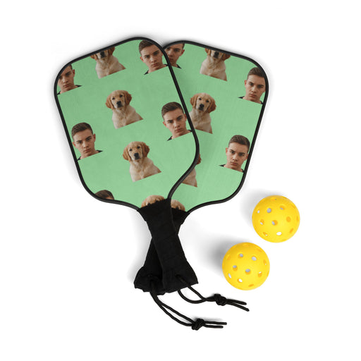 Personalized Pickle Ball Kit (2x Racquets & Case)