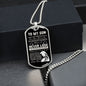To My Son - Believe in Yourself, Steel Dogtag Necklace