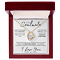 To My Soulmate – One Thing I Know | Stainless Steel and Gold Necklace 18k Yellow Gold Finish Luxury Box