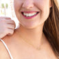 To My Beautiful Wife - My Love and Life | 10k Solid Gold & 18 Authentic Diamond Necklace