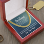 To My Husband | My Everything | 14k Gold and Steel Cuban Necklace
