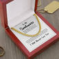 To My Soulmate | Our Adventures | 14k Gold and Steel Cuban Necklace