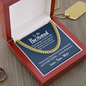 To My Husband | Always & Forever | 14k Gold and Steel Chain Necklace Men