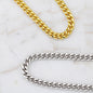 To My Husband - Gave My Heart to You | Stainless Steel and 14k Gold Cuban Link Necklace