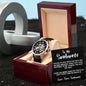 Soulmate Watch and Poem Card with Gifting Box, Anniversary Gift for Him