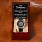 Soulmate Watch and Poem Card with Gifting Box, Anniversary Gift for Him