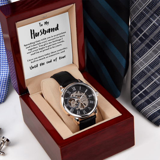 to my husband luxury watch