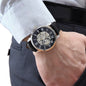 To My Husband | More Than Any Obstacle | Luxury Openface Men's Watch With Genuine Leather Band