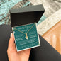 To My Beautiful Bonus Daughter - Always My Daughter | Stainless Steel and Gold Elegant Family Necklace