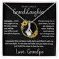 Granddaughter Gift from Grandfather | Birthday Present for Grand Daughter, Christmas Gifts, Personalized Graduation