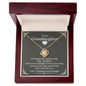 To Our Granddaughter (Love Grandma and Grandpa) | 14k White Gold and Stainless Steel 18K Yellow Gold Finish Luxury Box