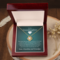 To Our Granddaughter (From Grandma & Grandpa) - Enjoy the Ride | Gold and Stainless Steel Knot Necklace