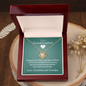 To Our Granddaughter (From Grandma & Grandpa) - Two Warm Hugs | Gold and Stainless Steel Knot Necklace