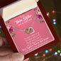 Best Friend Necklace (Twin Sisters) - 14k Gold and Rose Gold Locked Hearts