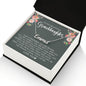 Granddaughter - Bravery | Custom Silver Stainless Steel Name Necklace