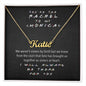 The Rachel to My Monica, Best Friends Custom Gold Monogrammed Name Necklace Gift Set 18k Yellow Gold Finish Standard Box