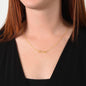 The Rachel to My Monica, Best Friends Custom Gold Monogrammed Name Necklace Gift Set