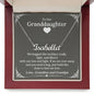 To Our Granddaughter (Love Grandma and Grandpa) | Custom Stainless Steel Name Necklace