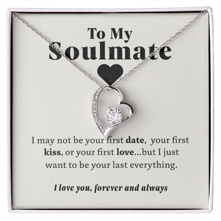 To My Soulmate Your Last Everything (White Card) 14k White