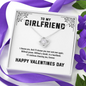 To My Girlfriend - I'll Always Choose You (VALENTINES DAY) | 14k White Gold Stainless Steel Necklace | Unique Handmade Gold Necklace for Girlfriend