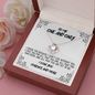 To My One and Only - I Love You Forever and More | 14k White Gold & Stainless Steel Necklace | Complimentary Gift Box and Heartfelt Message Card