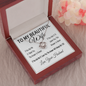 To My Beautiful Wife - If You Ask Me | 14k White Gold Necklace for Anniversary Gift, Birthday Gift