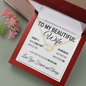 To My Beautiful Wife - My Love and Life | 10k Solid Gold & 18 Authentic Diamond Necklace