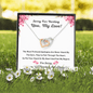 Sorry For Hurting You | Apology Message Card | Interlocking Hearts Necklace