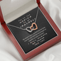 The Monica to My Rachel | Interlocked Hearts Eternal Friendship Necklace