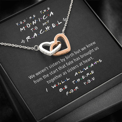 The Monica to My Rachel | Interlocked Hearts Eternal Friendship Necklace Standard Box