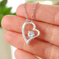 To My Beautiful Girlfriend | 1 Million Words | Gold Heart Necklace