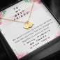 To My Best Friend | Artisan Crafted 18K Gold / Silver Personalized Friendship Necklace 18k Gold - 3 Hearts