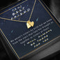 To My Best Friend - I'll Be There For You | 18k Gold / Silver Personalized Hearts Friendship Necklace 18K Yellow Gold Finish - 2 Hearts