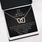 To My Best Friend | I'll Be There For You | Interlocking Hearts Necklace