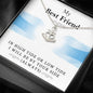 To My Best Friend - Tides of Life | Brilliant Stainless Steel Anchor Adjustable Friendship Necklace