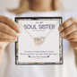 To My Soul Sister - Connected at Heart | Artisan Crafted Locked Hearts Friendship Necklace