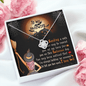 To My Wife | Halloween Message Card | Eternal Love Knot Necklace | 14K White Gold