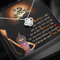 To My Wife | Halloween Message Card | Eternal Love Knot Necklace | 14K White Gold