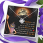 To My Wife | Halloween Message Card | Eternal Love Knot Necklace | 14K White Gold