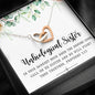 Unbiological Sister | Call on Me Proverbs 3:15 | Interlocking Hearts Necklace