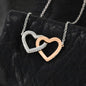Unbiological Sister | Call on Me Proverbs 3:15 | Interlocking Hearts Necklace